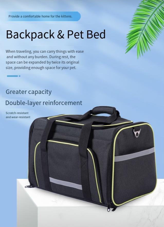 Portable One-Shoulder Folding Pet Carrier Bag