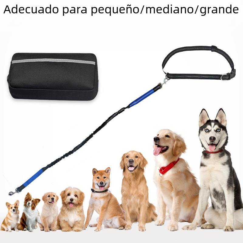 Cross-Border Amazon Pet Running Waist Bag with Leash