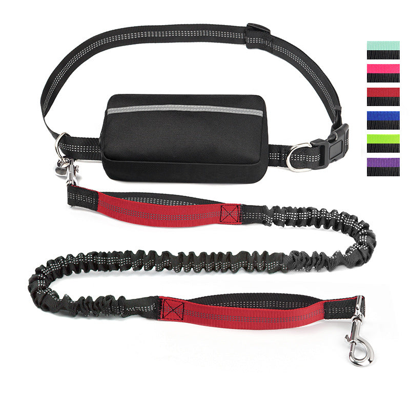 Cross-Border Amazon Pet Running Waist Bag with Leash