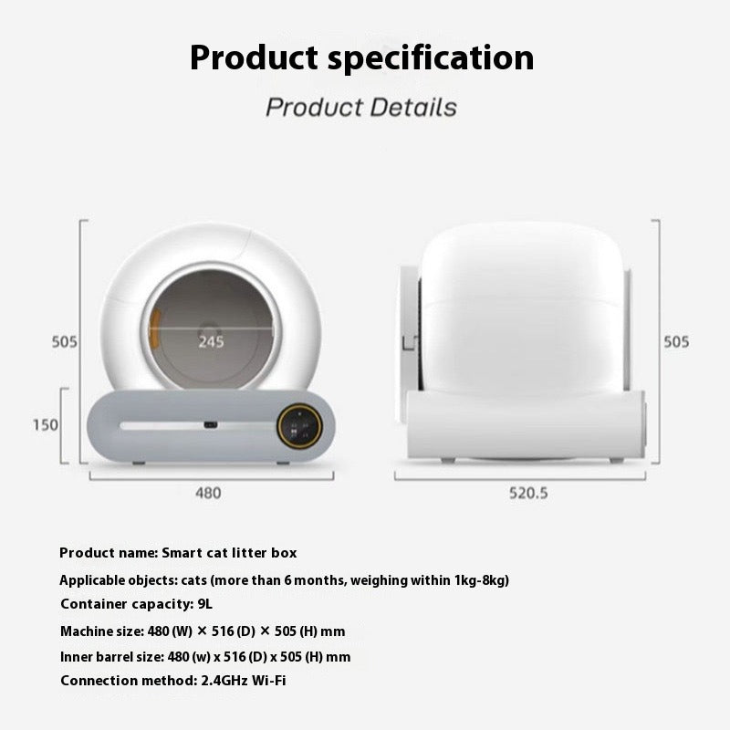 Automatic Smart Litter Box for Cats