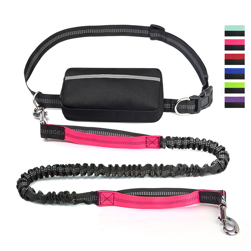 Cross-Border Amazon Pet Running Waist Bag with Leash