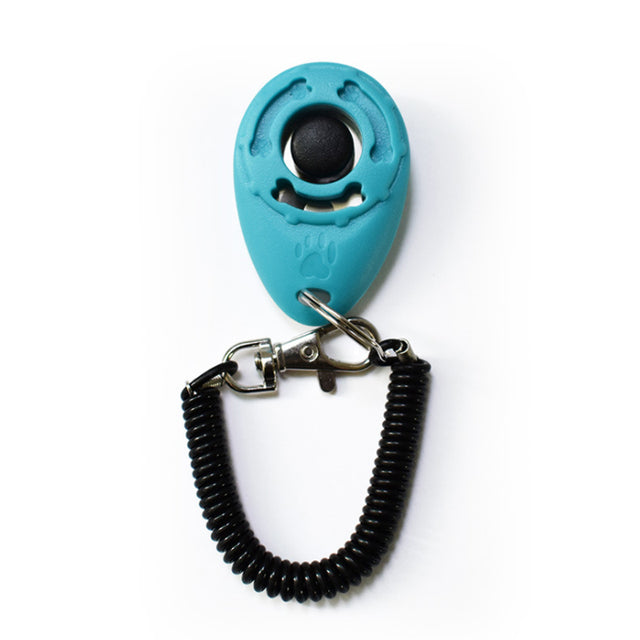Adjustable Dog Training Clicker with Keychain Strap