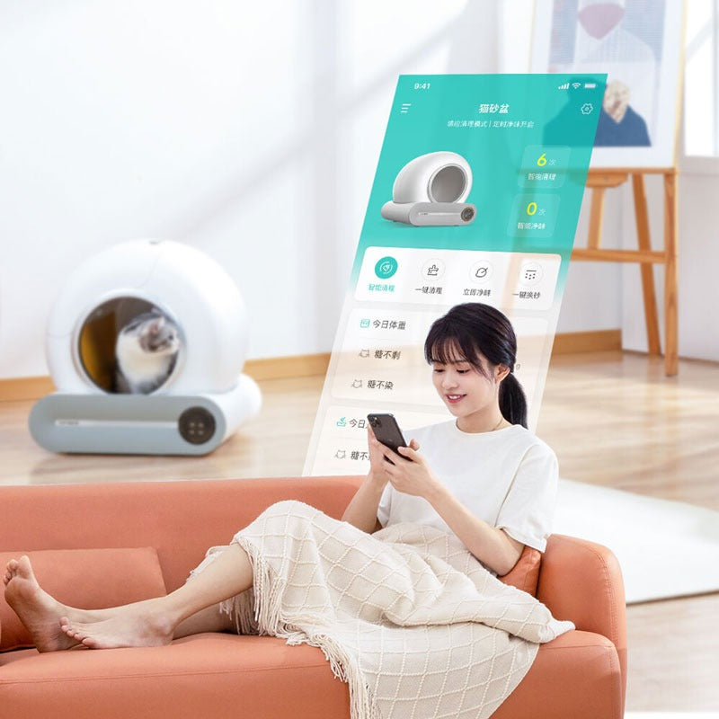 Smart Automatic Electric Cat Litter Box