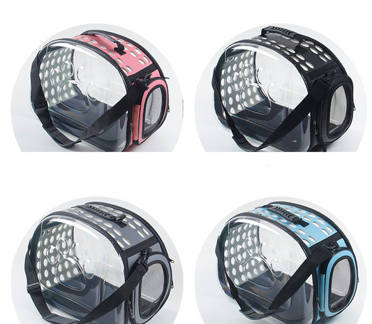 Transparent Pet Backpack for Cats and Dogs
