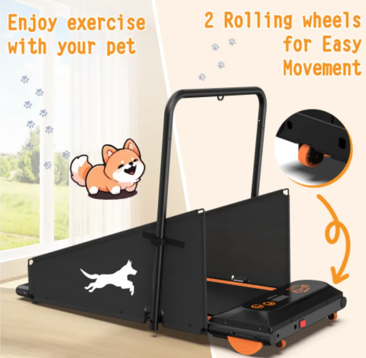 Dog Treadmill for Small and Medium Dogs